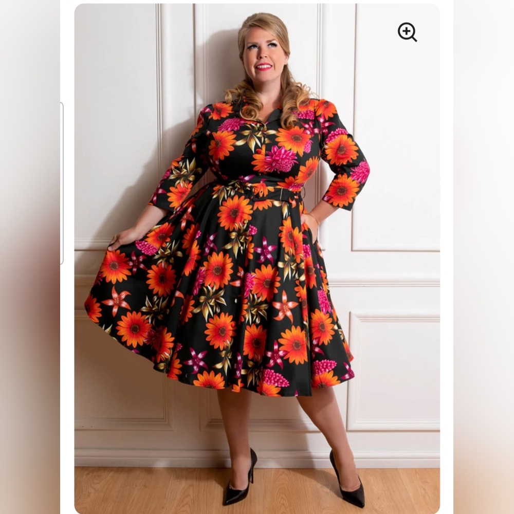 NWT Hearts & Rose's-London Eden Floral Dress XL